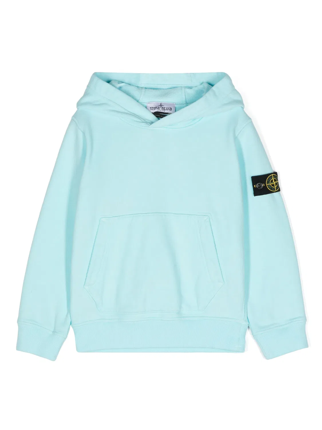 Худи с логотипом компаса из хлопка Stone Island, голубой