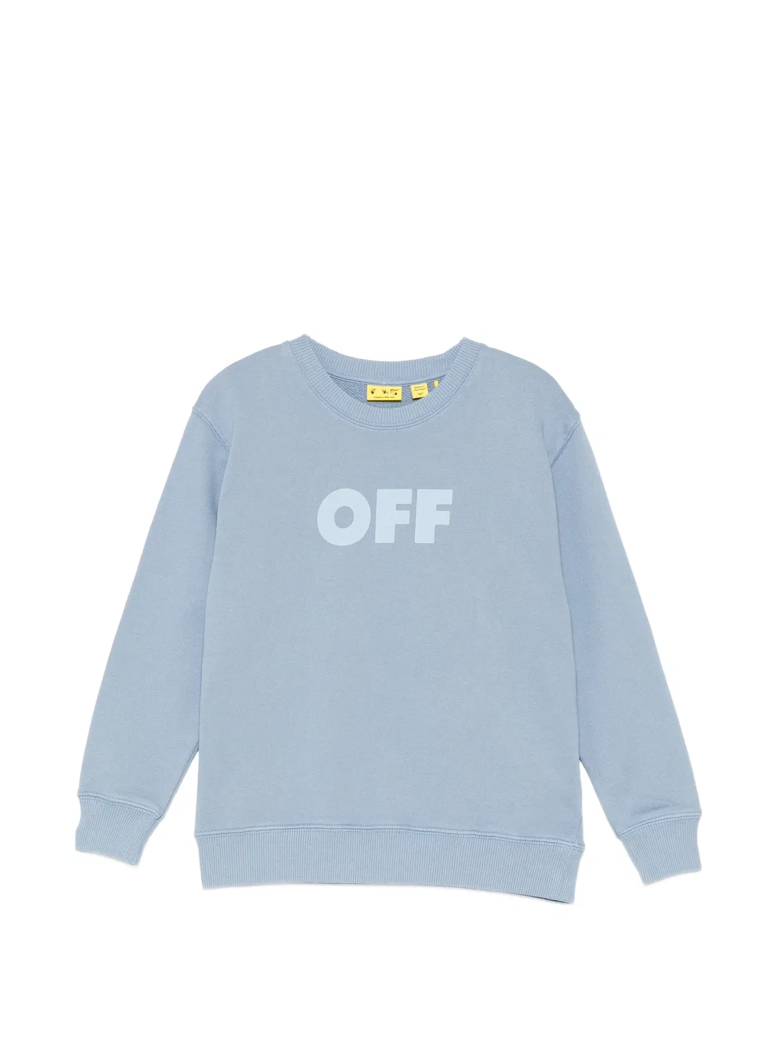OFF-WHITE Свитшот с логотипом, синий