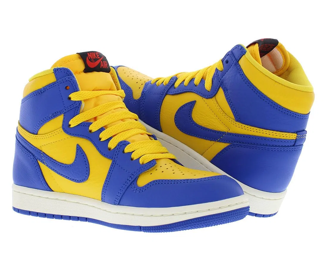 Мужская футболка с длинным рукавом NIKE, Varsity Maize Game Royal Sail — фото 3