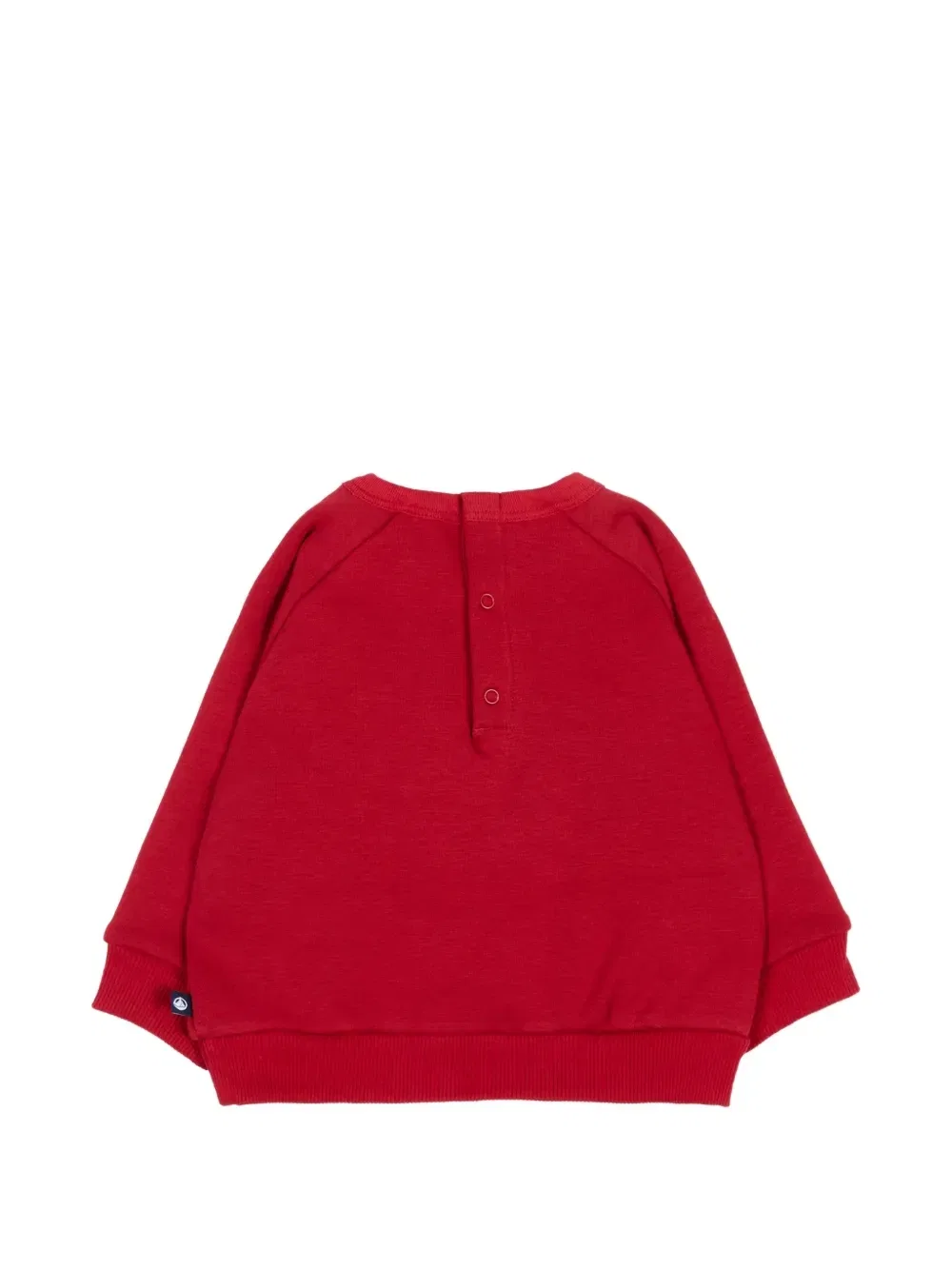 Толстовка с нашивками живных Petit Bateau, красный — фото 2
