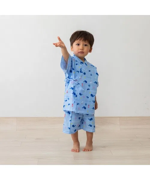 Детское кимоно-юката с принтом, модель Japan Toys"R"Us/Babies"R"Us, Navy — фото 3
