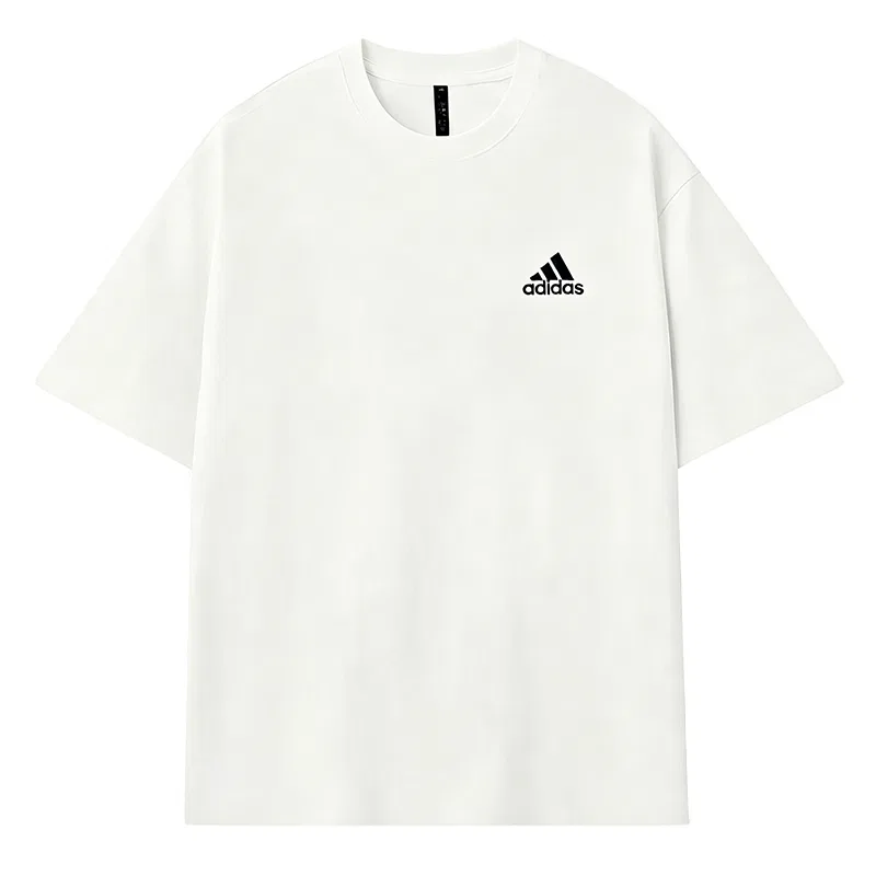 Детская футболка с круглым вырезом Adidas, Ecru — фото 4