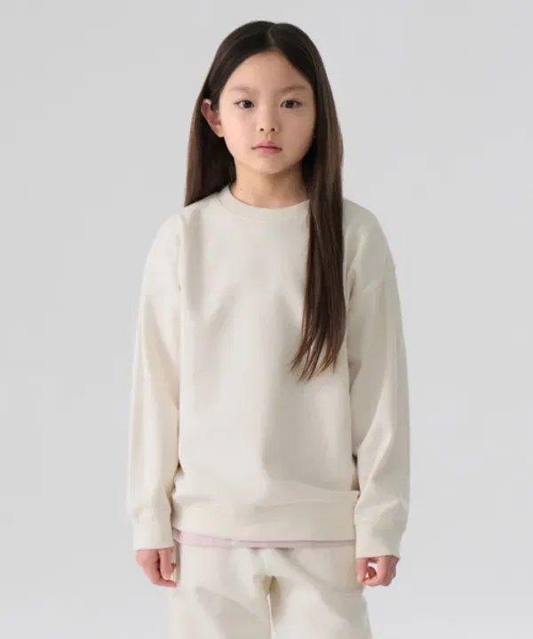 Свитшот оверсайз, Musinsa Standard Kids, кремовый