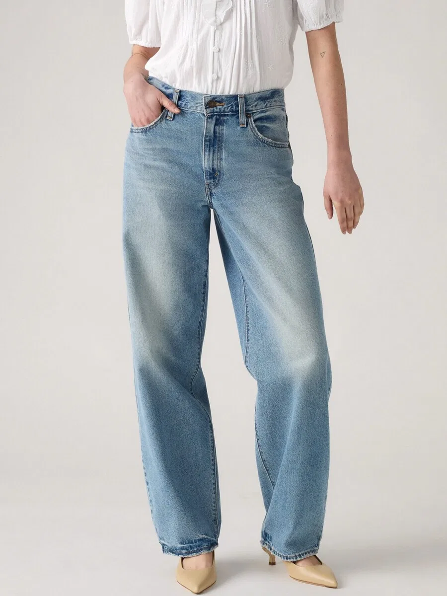 Джинсы LEVI'S Baggy Jeans 'BAGGY DAD' синего цвета — фото 2