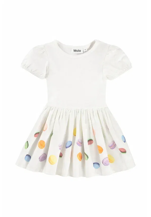 Платье с принтом Food Vestiti day dress Molo, ivory, слоновая кость