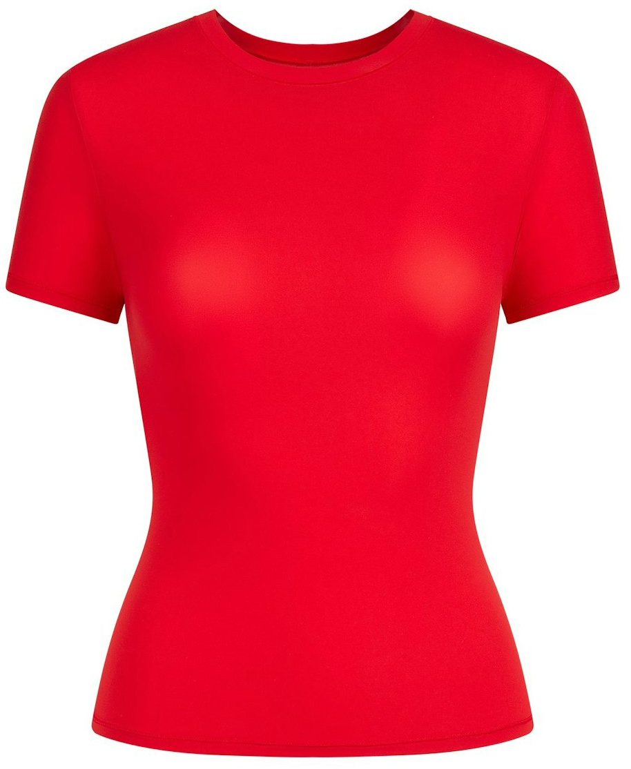 

Футболка Skims Fits Everybody, красный