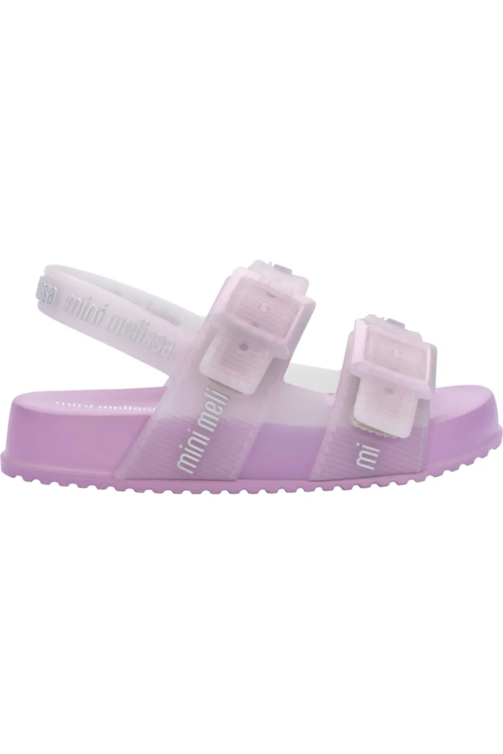 Сандалии детские с регулируемыми ремешками Mini Cozy Lover Mini Melissa, Lilac — фото 2