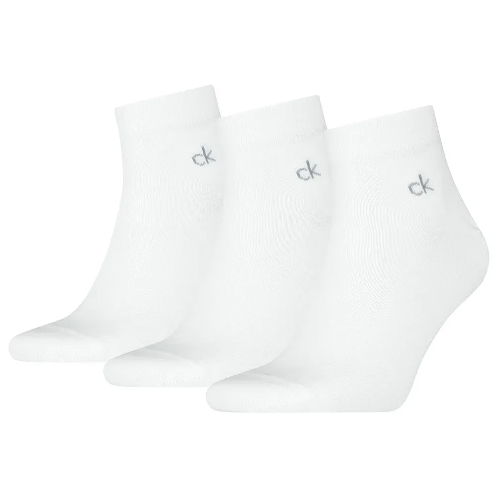 Носки 3 пары Calvin Klein, белый