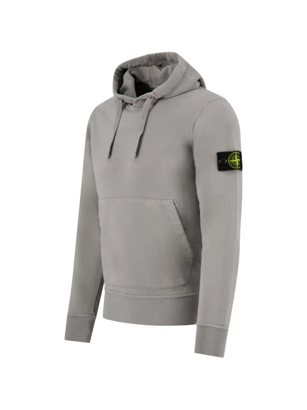 Толстовка из органического хлопкового флиса 6100062 Stone Island, серый — фото 3