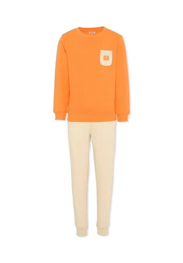 Костюм спортивный с принтом Tru Trussardi Junior оранжевый
