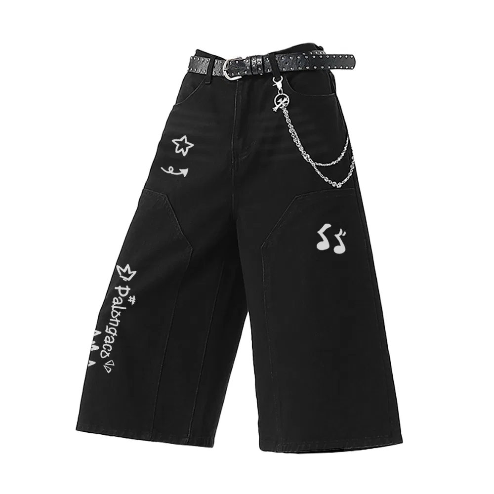 Детские джинсовые шорты Unisex Moderate PAL ONGACO, Black