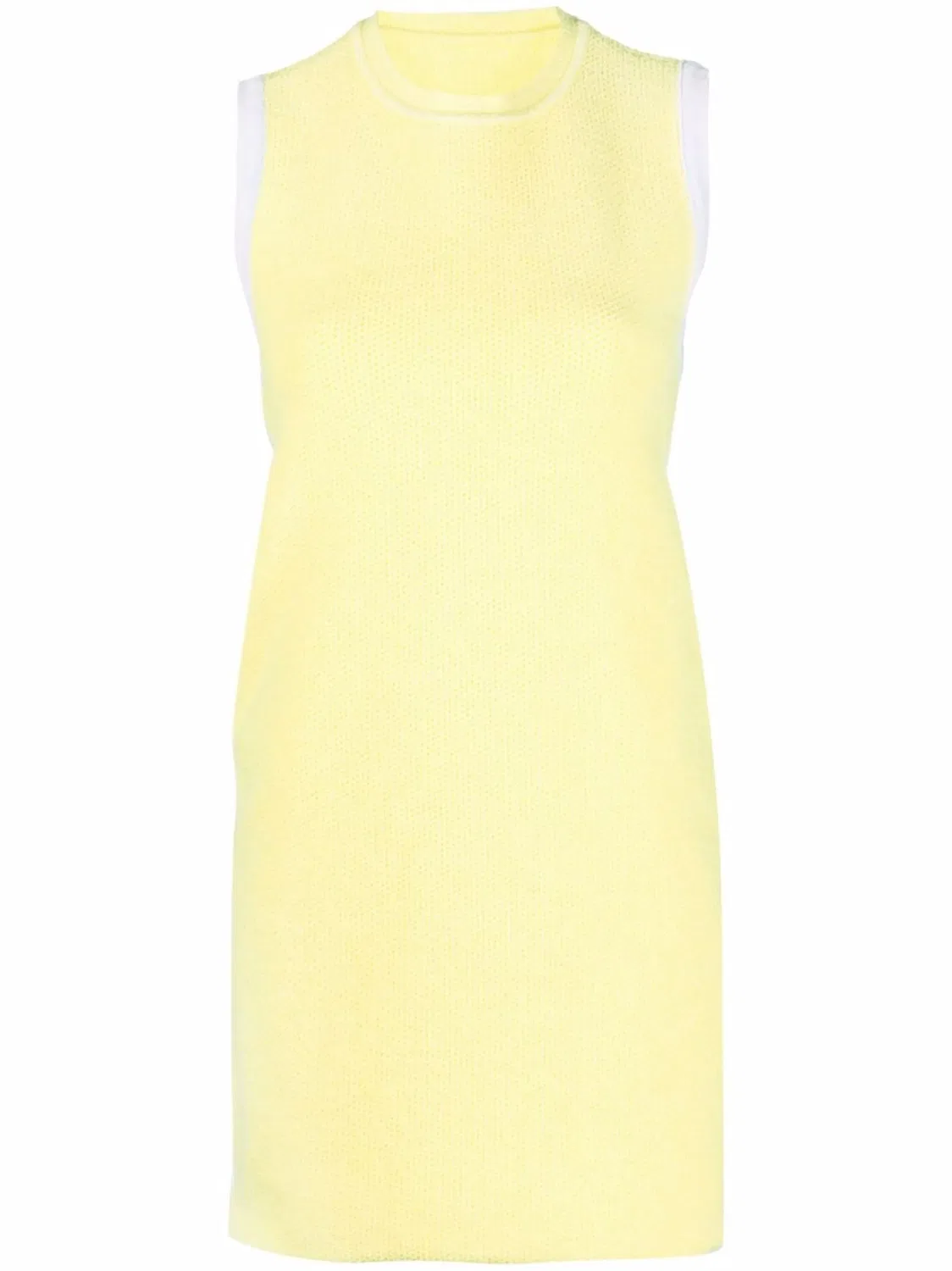 Jacquemus Вязаное мини-платье Sorbetto желтое