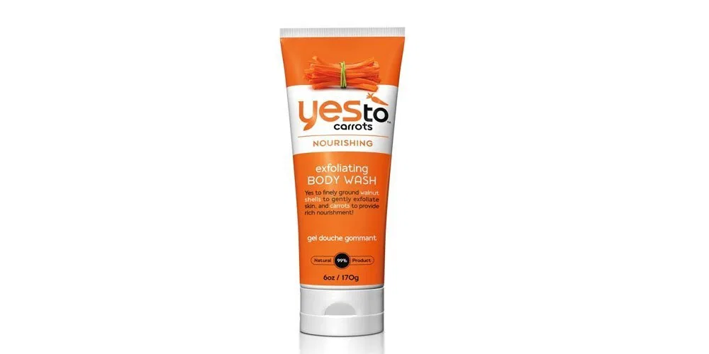 Гель для душа питательный YES TO Carrots Nourishing Exfoliating, 180 мл