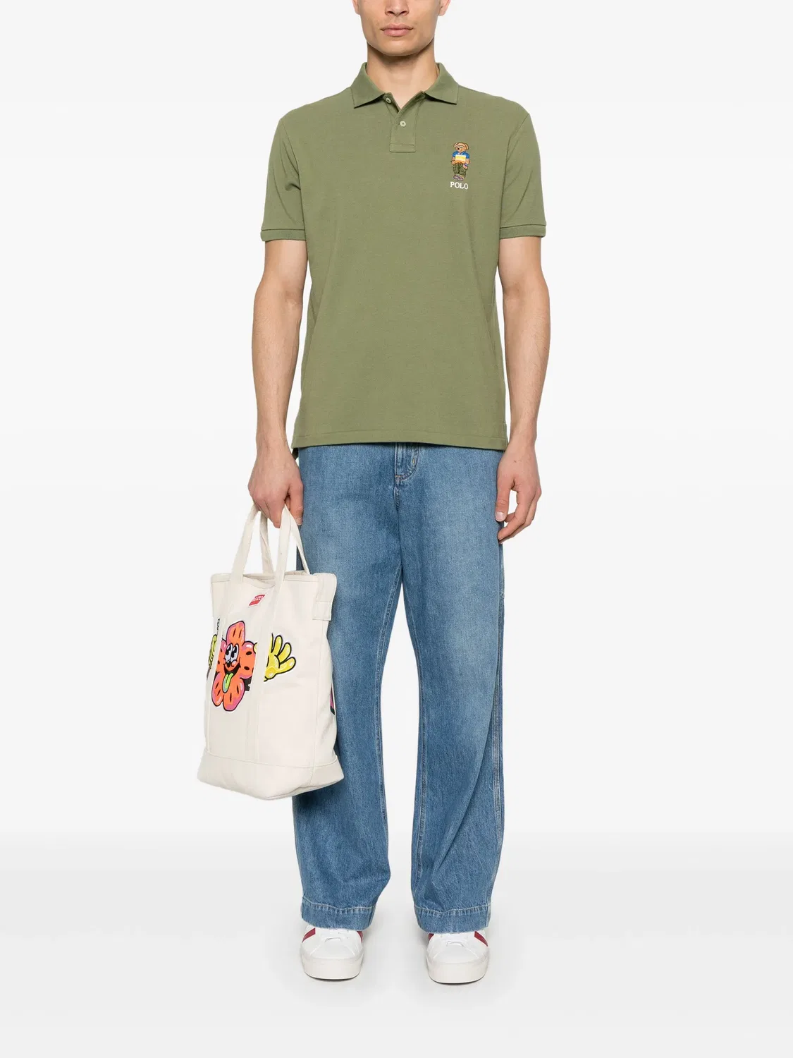 Поло из пике в цвете спаржи Polo Ralph Lauren, спаржа — фото 3