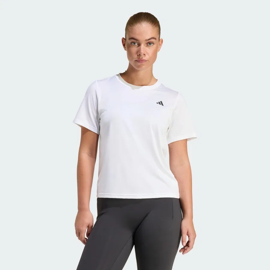 Футболка с круглым вырезом Performance Workout Essentials, adidas, Белый