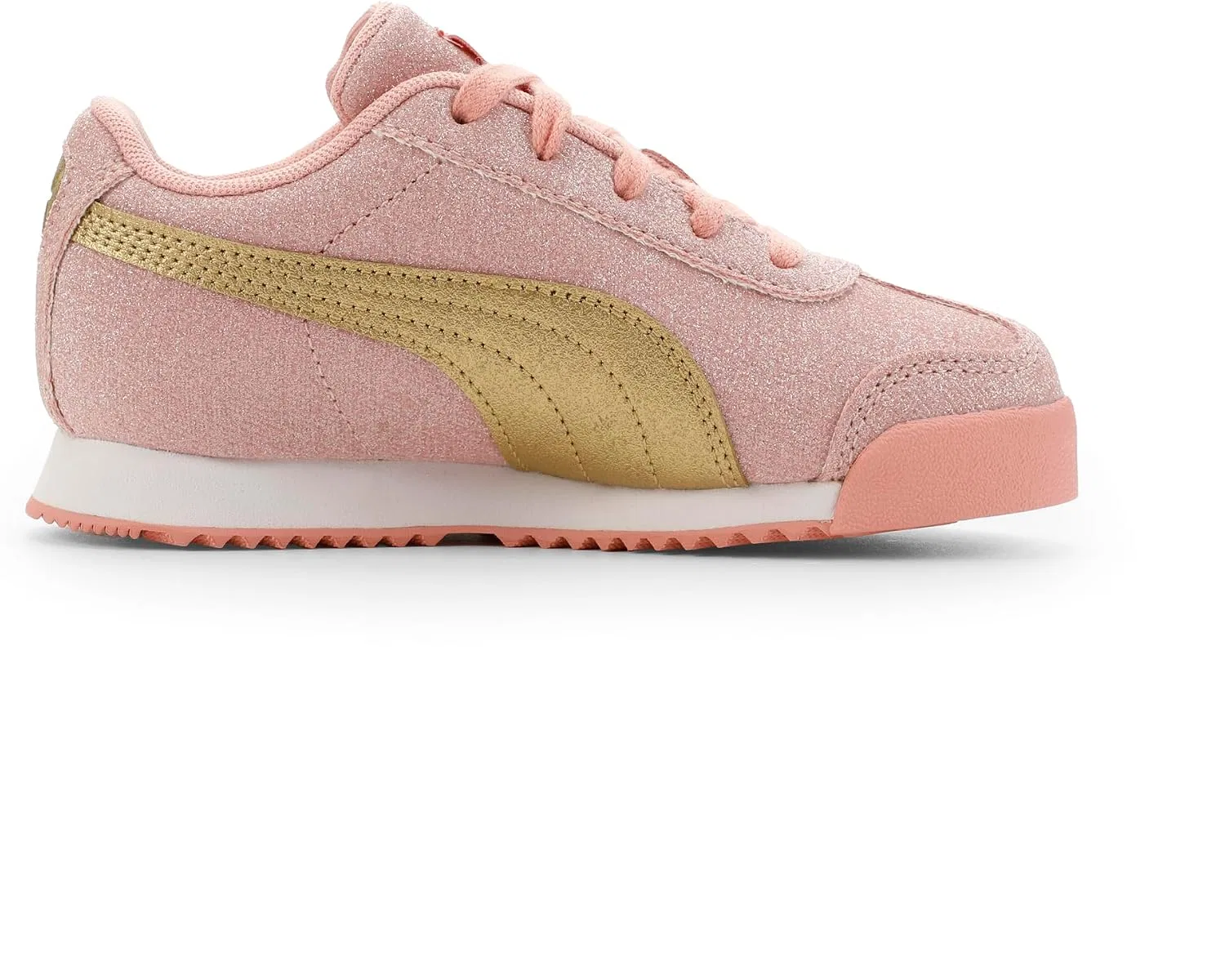 Детские кроссовки для мальчиков Roma PUMA, Rosy Outlook-Puma Gold-Puma White — фото 4