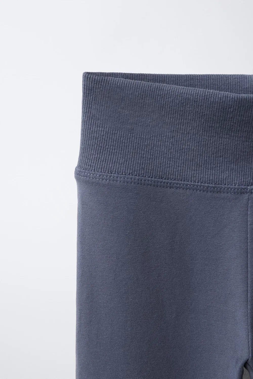 Однотонные расклешенные леггинсы ZARA, Blue — фото 3