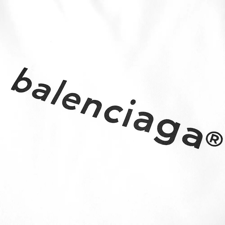 Футболка Balenciaga New Copyright Medium Fit, белый — фото 3