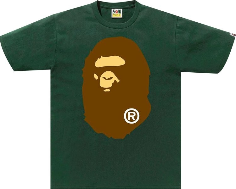 

Футболка BAPE Big Ape Head Tee 'Green', зеленый