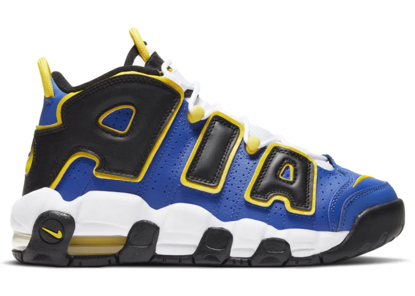 Детские кроссовки Nike Air More Uptempo Nike, Game Royal/Speed Yellow/Black