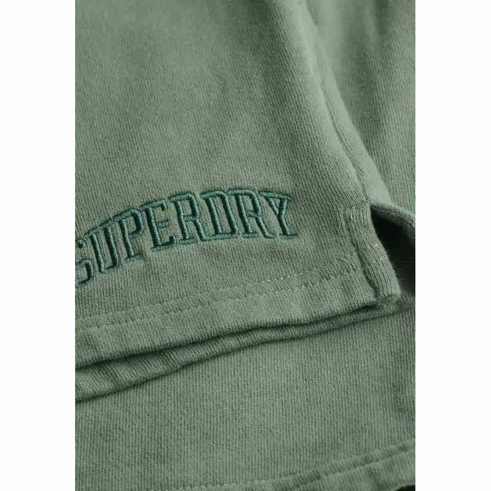 Женские шорты с тональной вышивкой Athletic Superdry, Green — фото 4