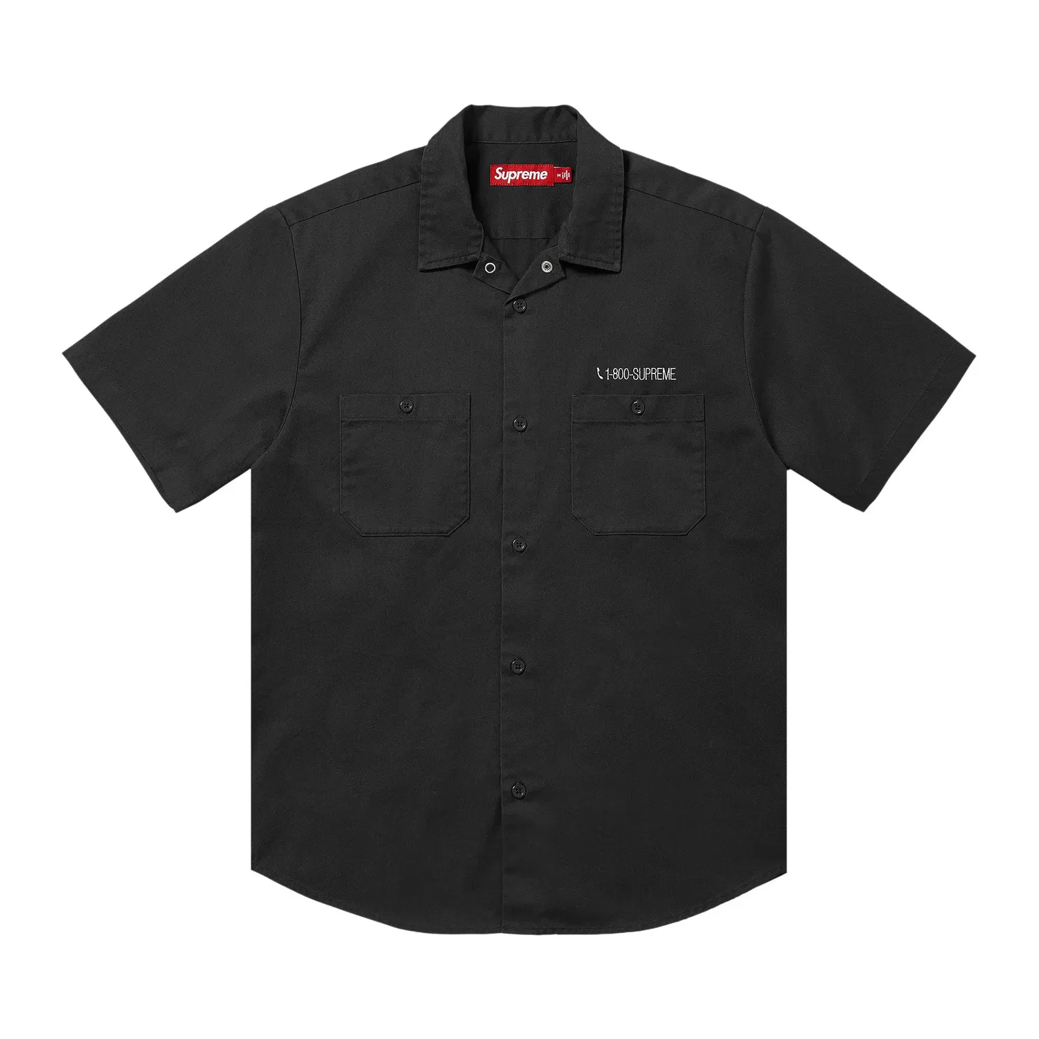 Рубашка Supreme Aoi Cyborg Short-Sleeve Work, черный