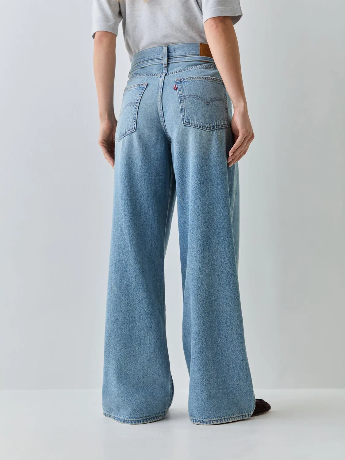 Джинсы свободные прямые Levi's Blue Gamble Time, синий — фото 3