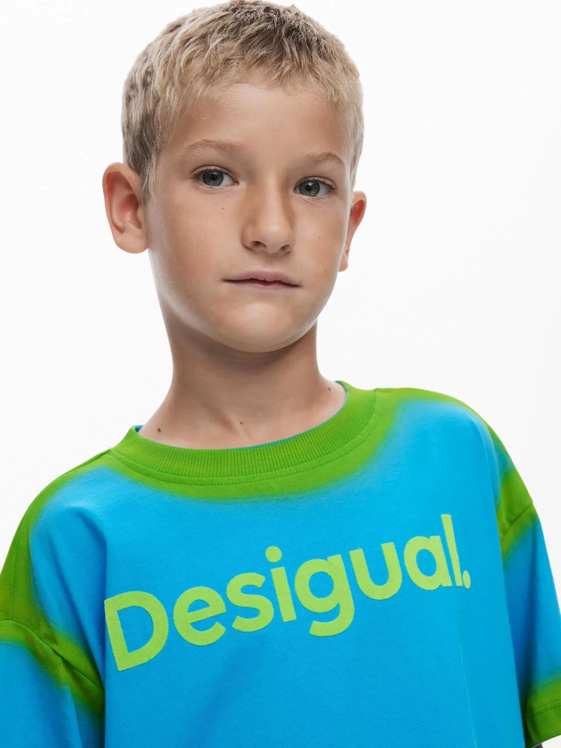 Рубашка Desigual небесно-голубого цвета — фото 4