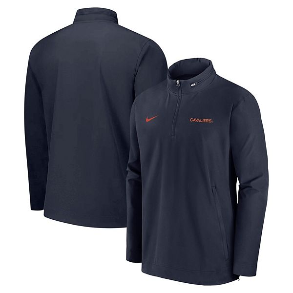 Мужская толстовка с молнией на четверть Virginia Cavaliers 2024 синего цвета Nike — фото 2
