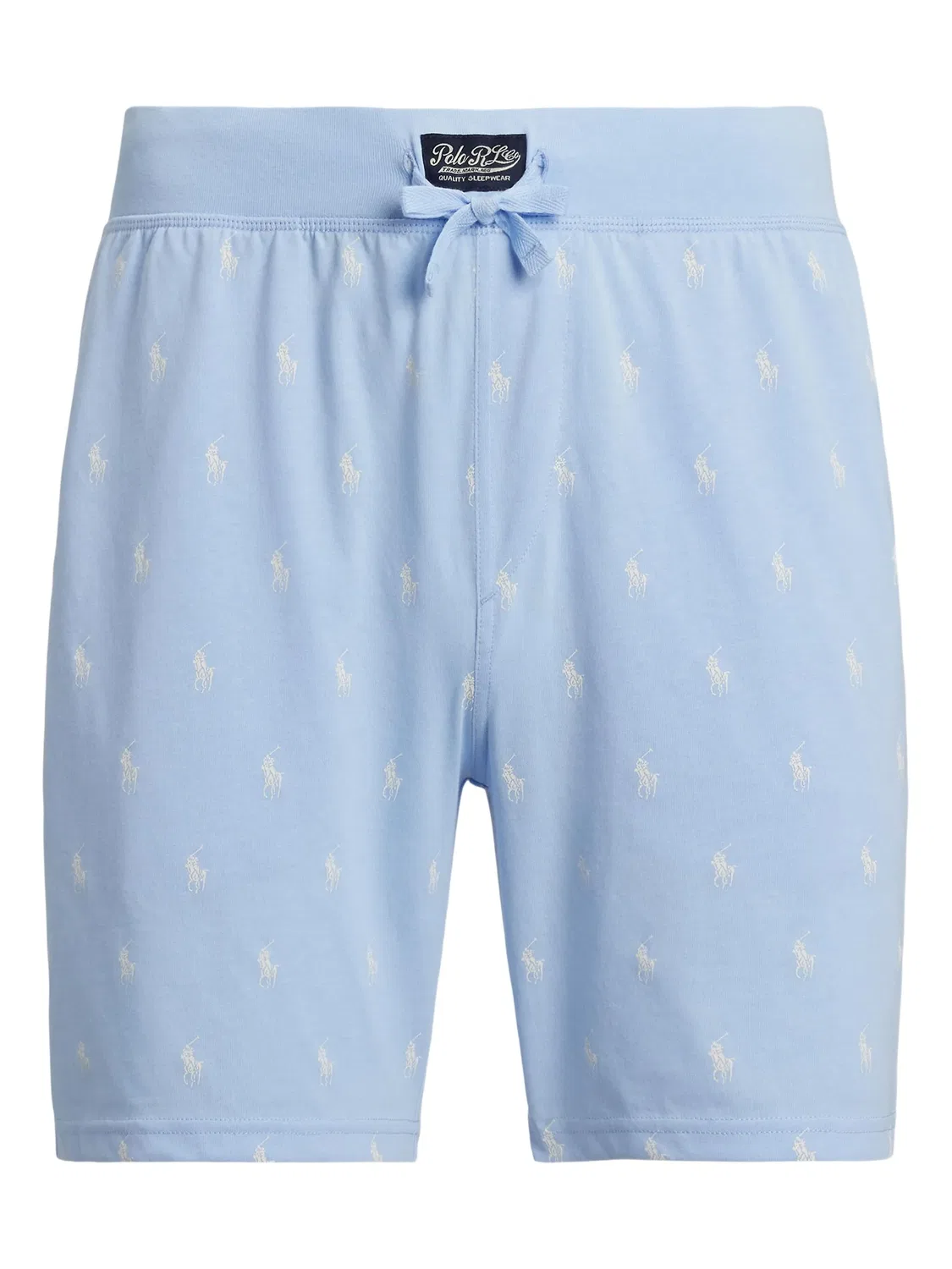 Хлопковые шорты для сна узкого кроя Polo Ralph Lauren, синий