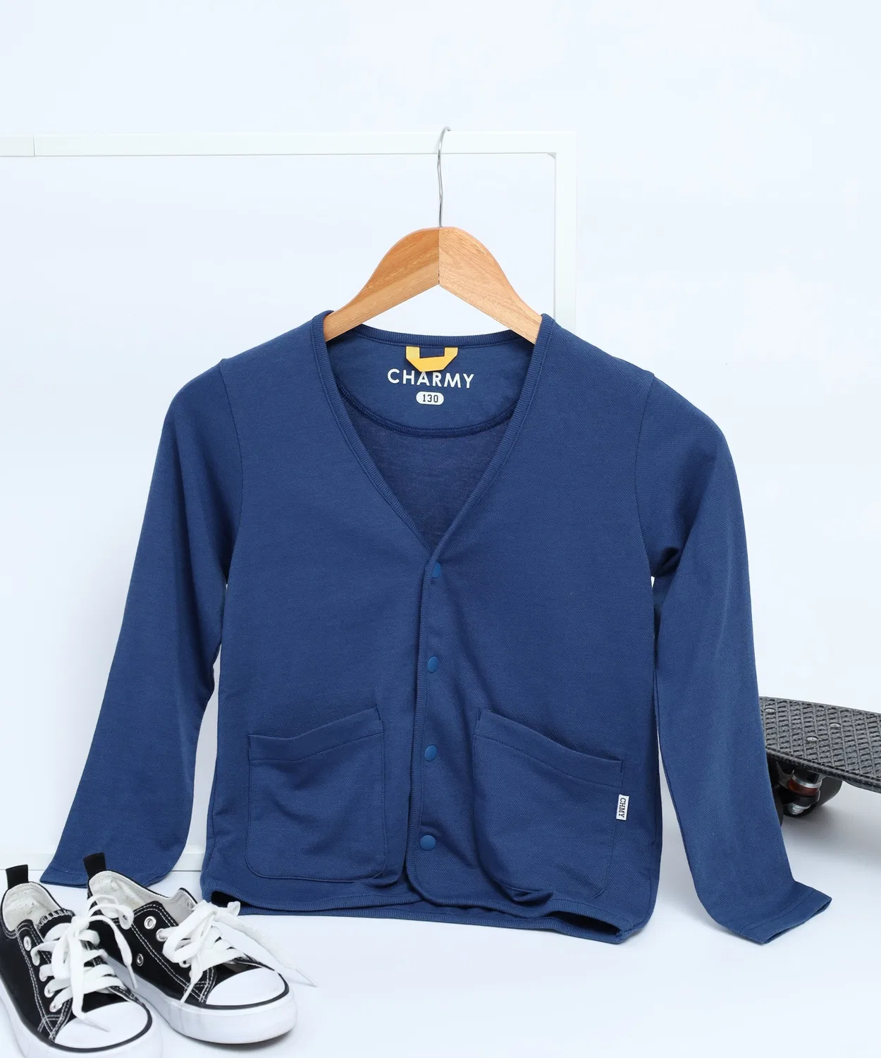 Детский кардиган с длинным рукавомCHARMY clothing FUNALIVE, Navy