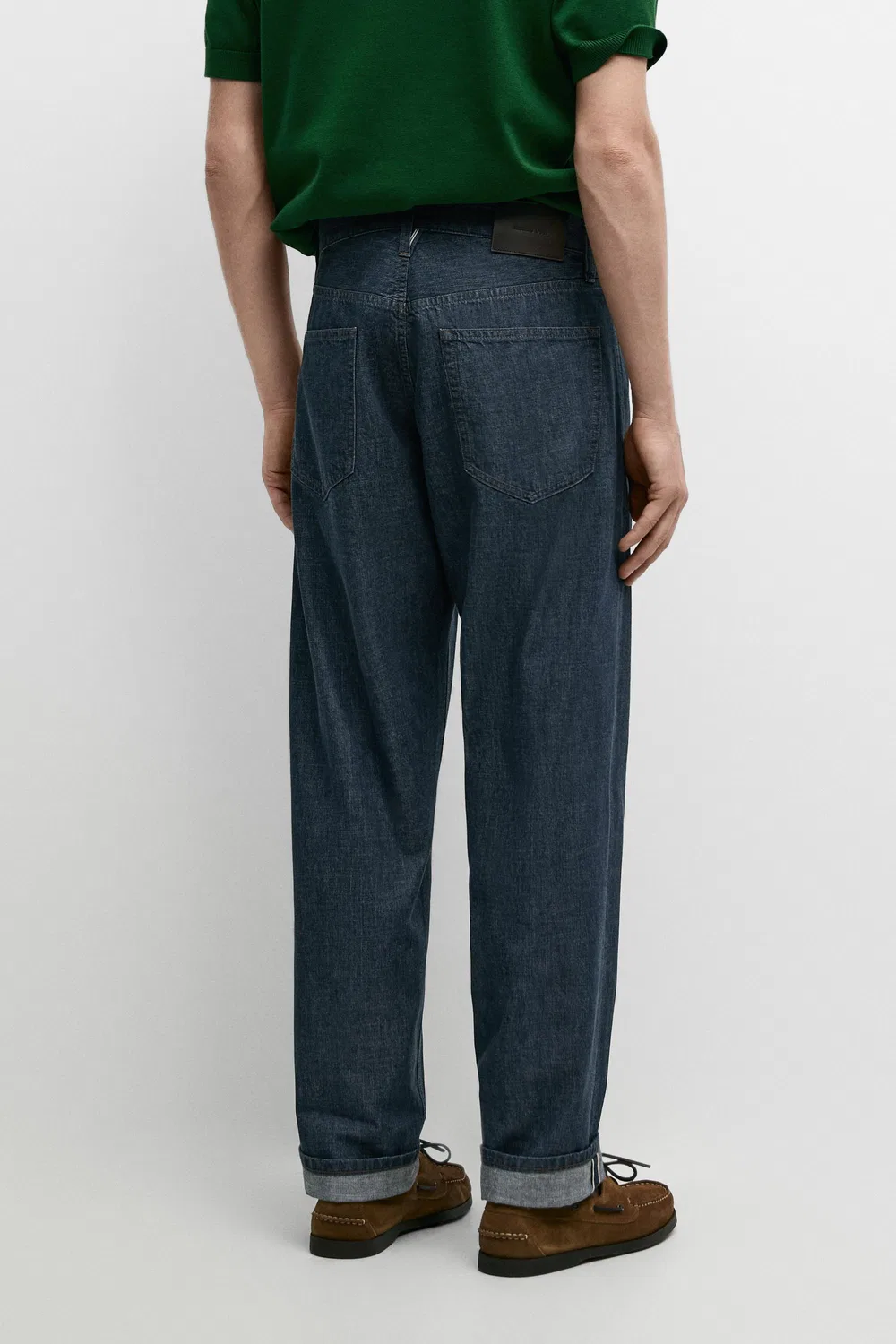 Джинсы Massimo Dutti Selvedge Fit, индиго — фото 4