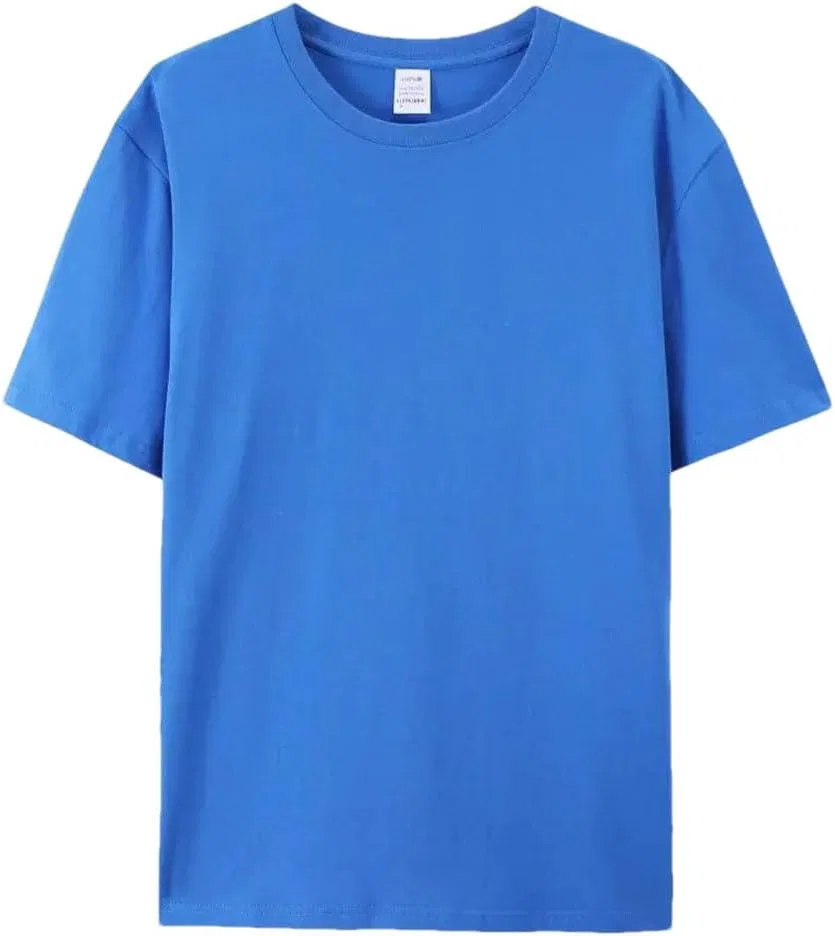 Мужская хлопковая футболка с круглым вырезом Soft Touch, Royal Blue