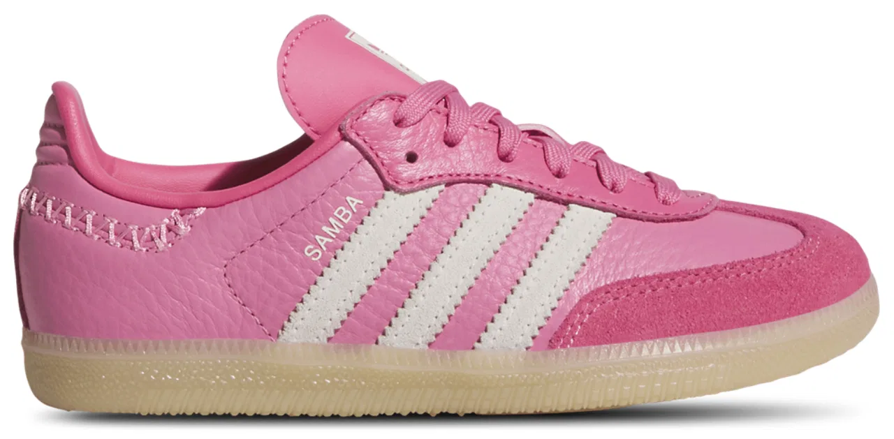 Кроссовки для девочек Samba Adidas, цвет Bliss Pink/Off White