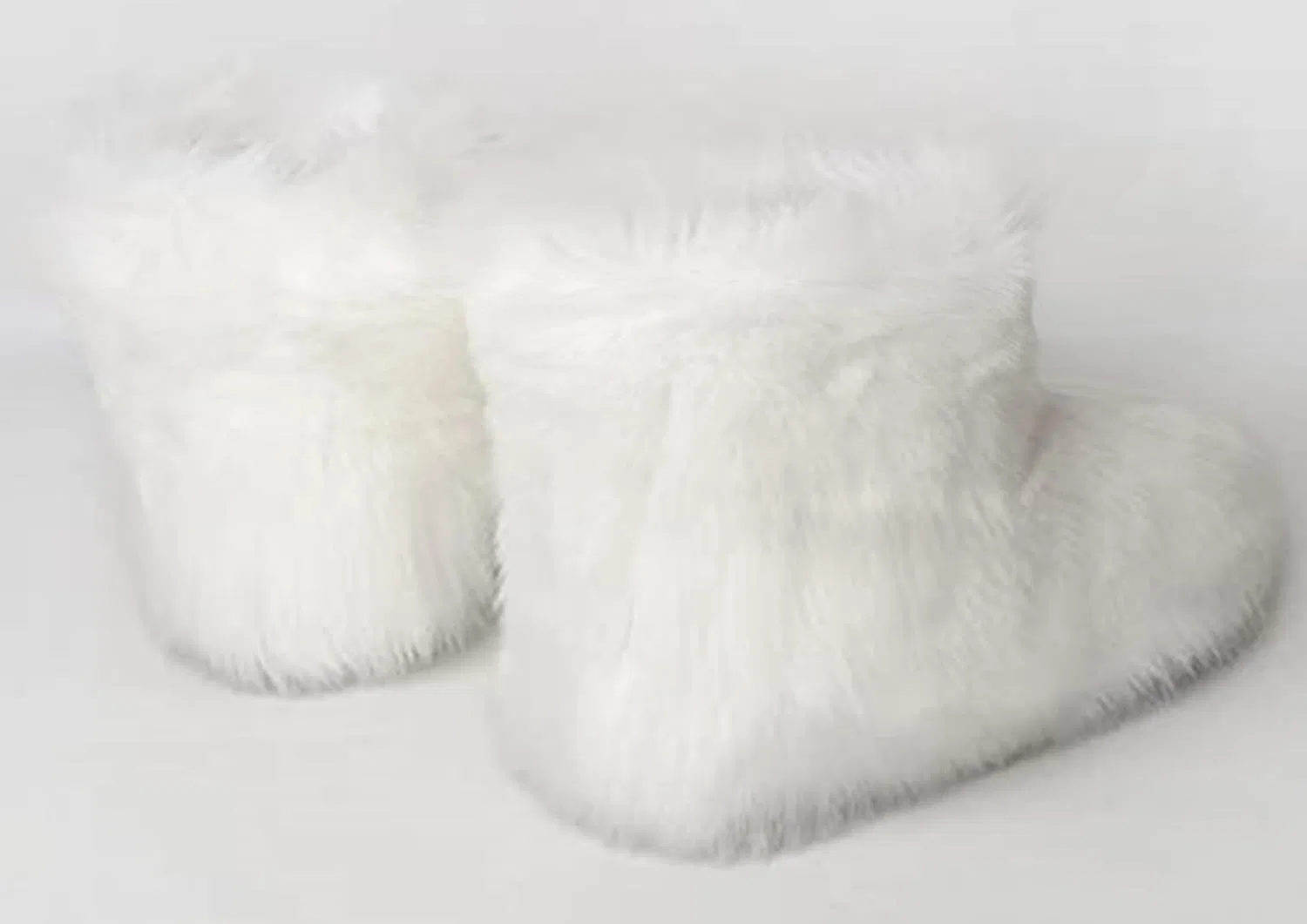 Детские зимние сапоги для девочек с искусственным мехом LLTMALL, White — фото 2