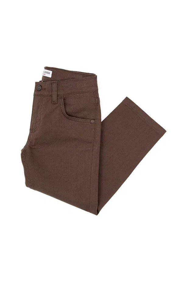Детские брюки для мальчиков хлопковые U.S. Polo Assn., Coconut — фото 3