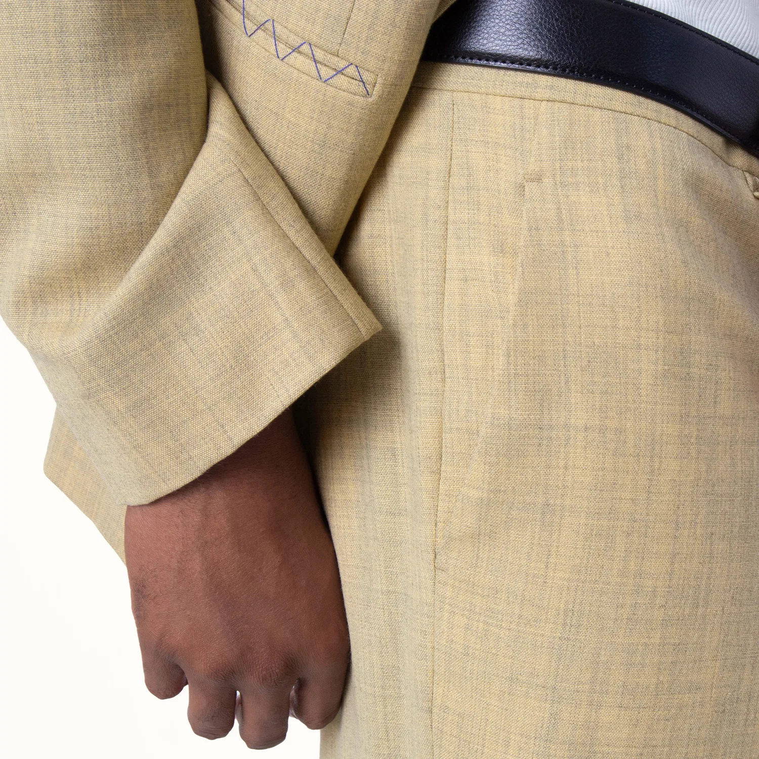Брюки классические шерстяные Regular-Fit Wool Tailored Trousers Burberry, Hunter — фото 3