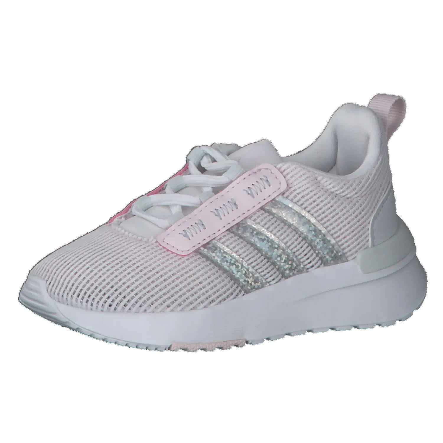 Детские кроссовки для мальчиков с шнуровкой Racer Tr21 I Adidas, Ftwwht Almpnk Blutin