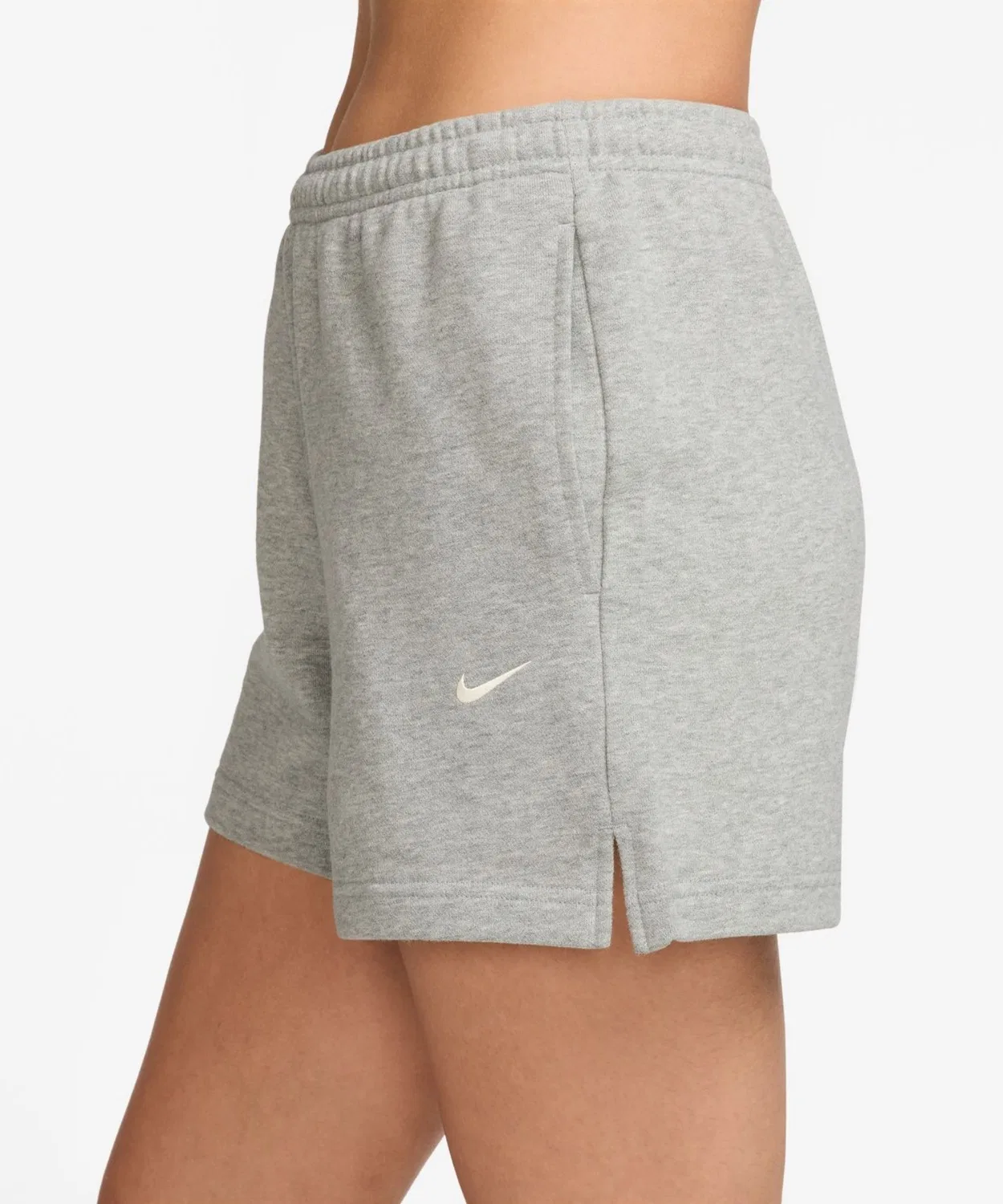 Женские шорты с принтом Swoosh NIKE, Серый — фото 3