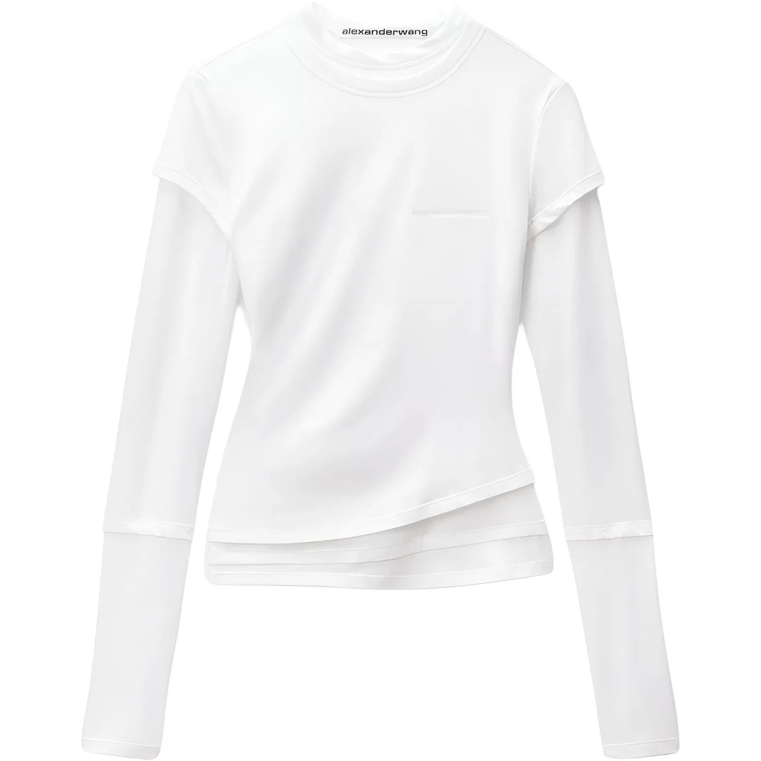 Женская футболка с обычным рукавом Alexander Wang, White