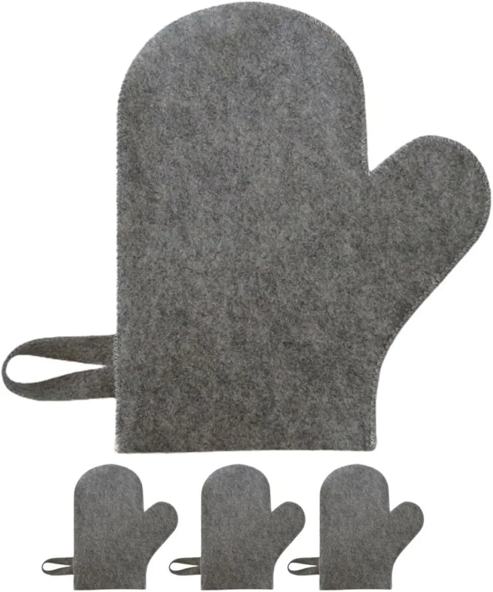 Эксфолиирующие варежки и перчатки, 4 шт, HOUDERCO, Grau