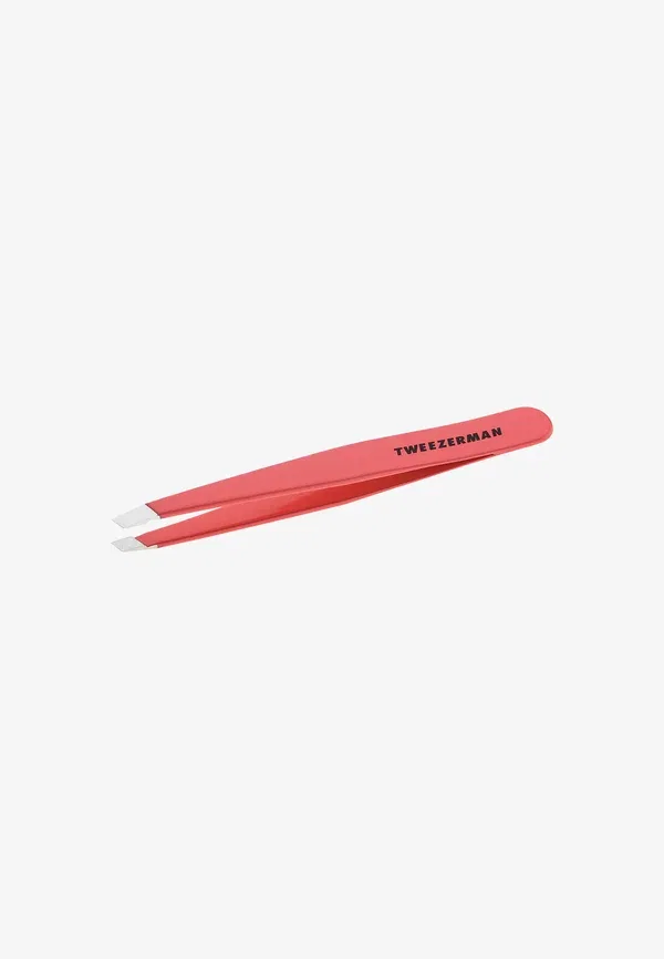 Пинцет для бровей, металлический Slant Tweezer Tweezerman, Pink
