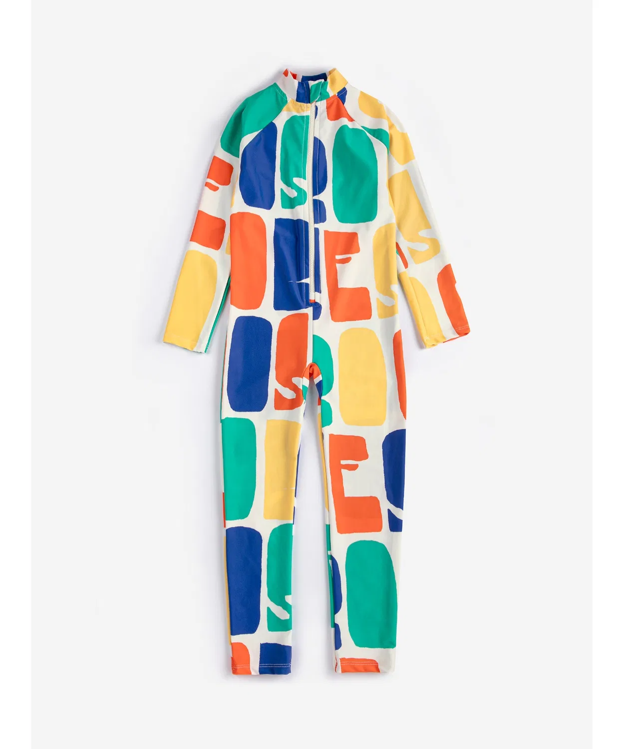 Детский цельнокроеный рашгард с принтом BOBO CHOSES, Off White