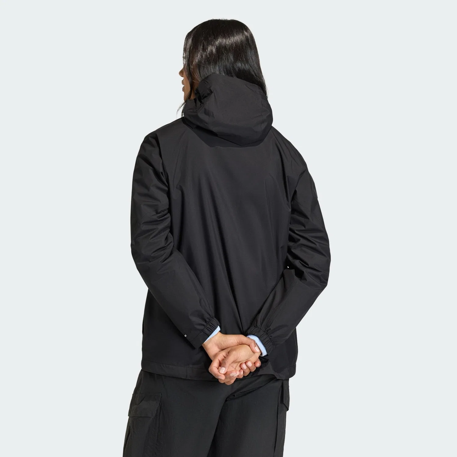 Мужская ветровка с капюшоном Terrex Multi 2.5 Layer CLIMAPROOF Adidas, Schwarz — фото 3