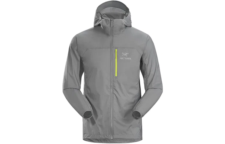 Мужская ветрозащитная куртка с капюшоном Squamish Arcteryx, Blue/Electra — фото 3