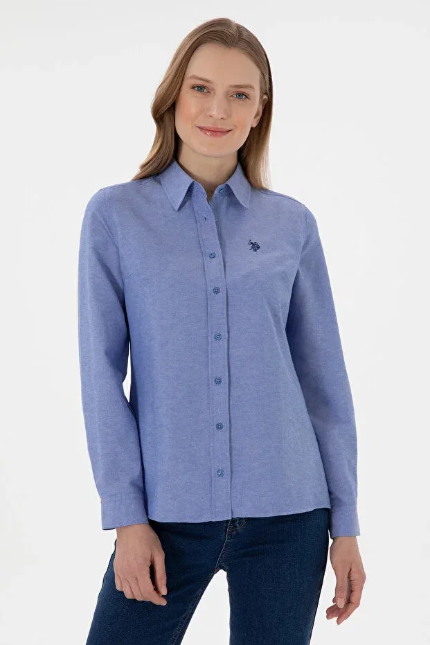 Женская рубашка с длинным рукавом Basics U.S. Polo Assn., Saks