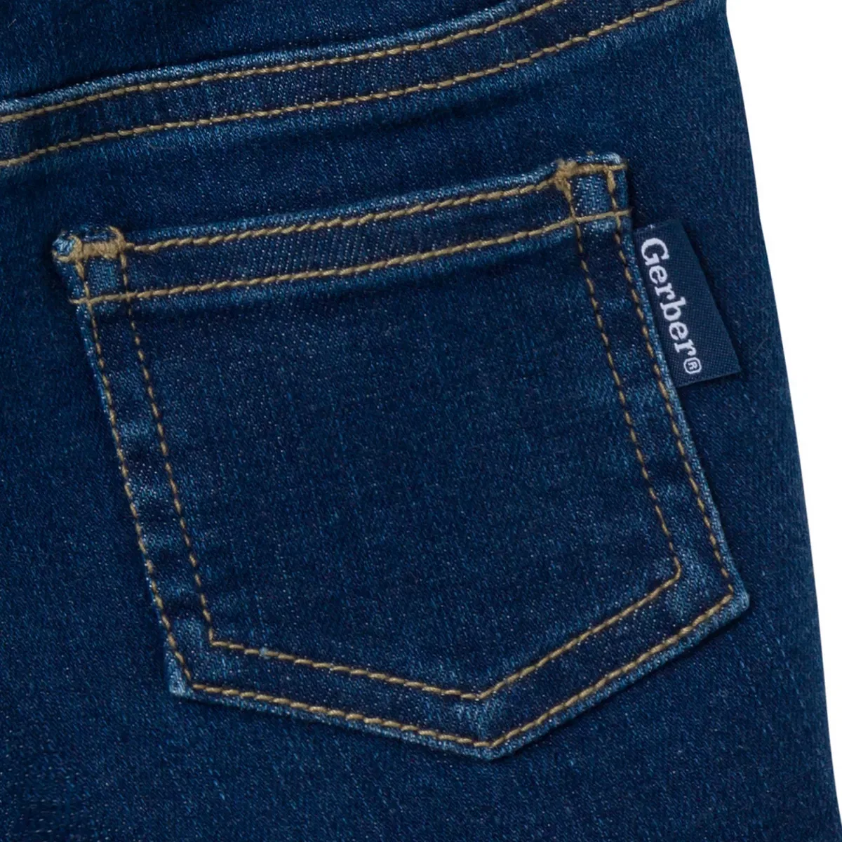 Детские джинсовые шорты для мальчиков хлопковые Gerber, Blue — фото 3