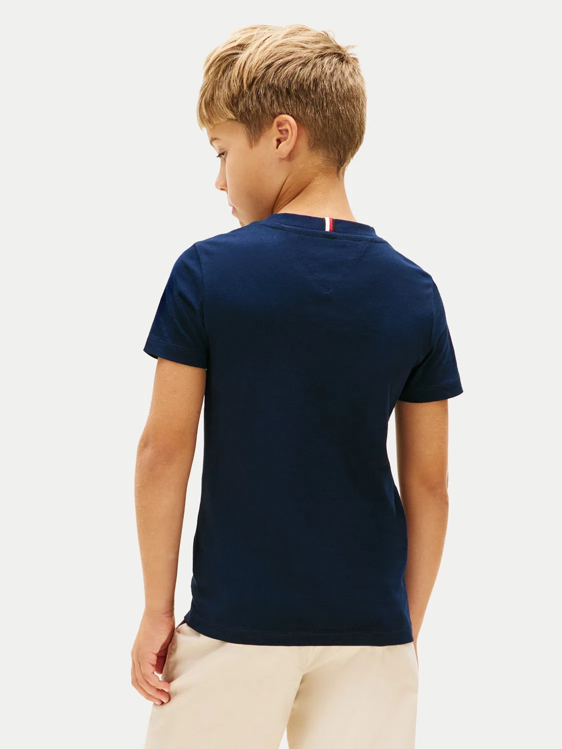 Футболка стандартного кроя для мальчика Tommy Hilfiger, темно-синий — фото 3