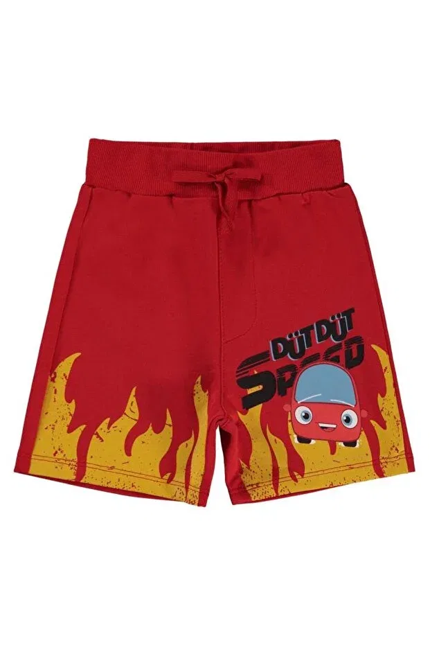 Детские шорты для мальчиков с принтом capri Civil Boys, Red