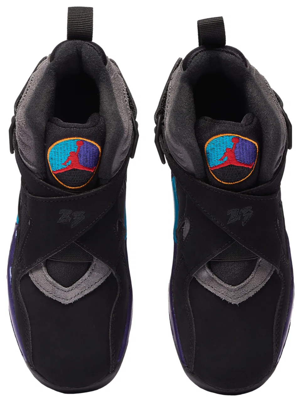 Кроссовки для мальчиков Retro 8 Jordan, цвет Black/True Red/Iron Grey — фото 4